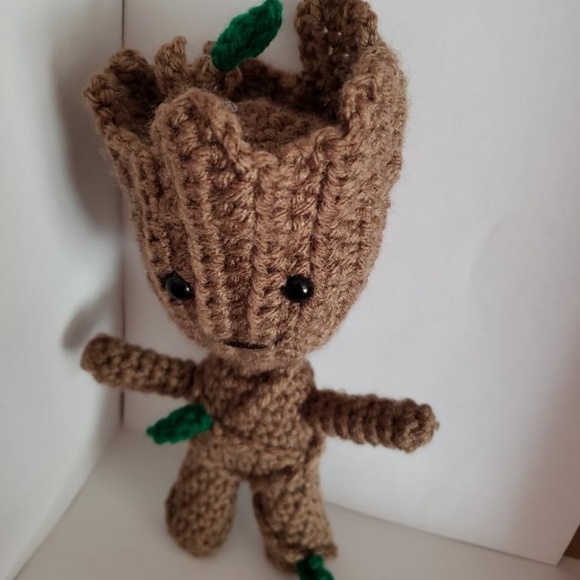 Crochet Groot Inspired Amigurumi - Picture 2 of 7